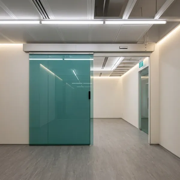 Frameless Tempered Glass Sliding Door