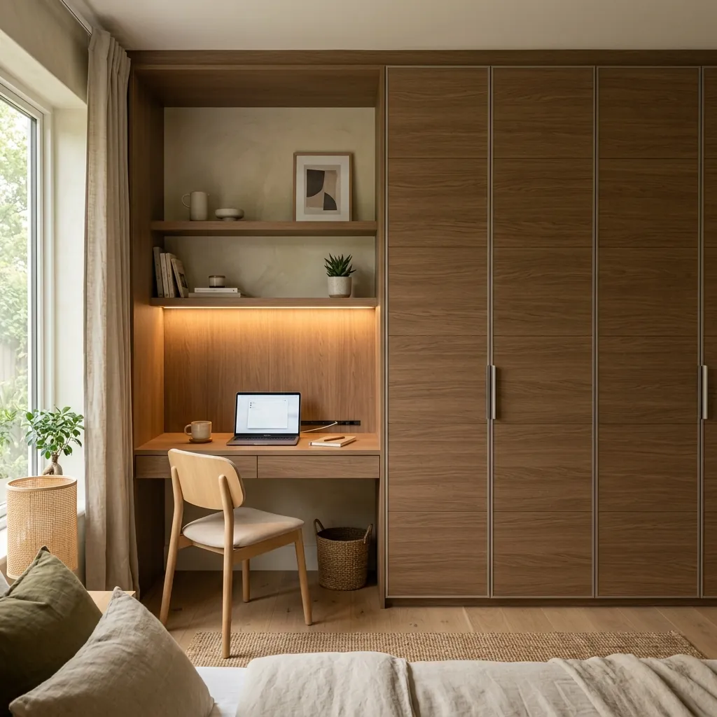 Aluminium Wardrobe Wfh Desk