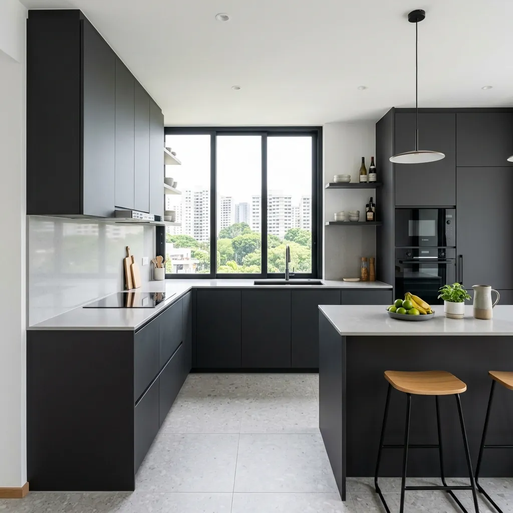 Modern Aluminium Kitchen Cabinet